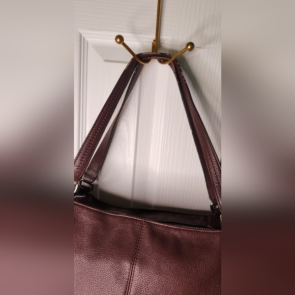 Coach Sienna Park Carrie Brown Shoulder bag Pebbled Leather 2013 Purse Hobo - Picture 11 of 15